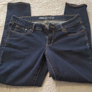 Old Navy Women's Dark Blue Rockstar  Skinny Jeans Size 12